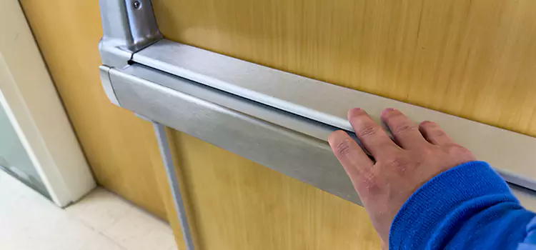 Installing a Push Bar on a Door Scranton